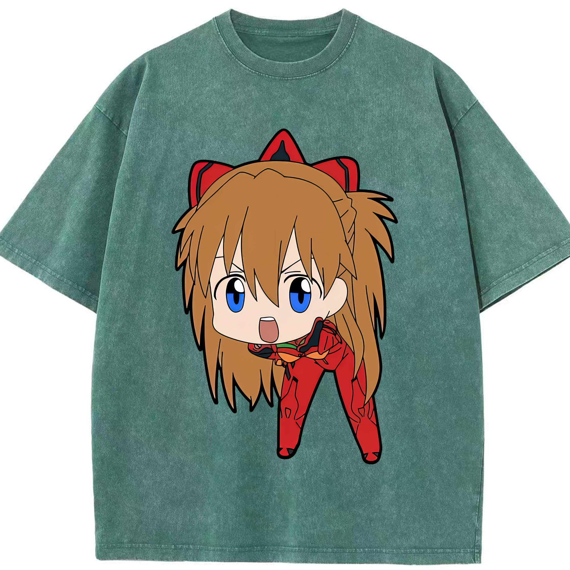 （画像用） EVA 新世紀エヴァンゲリオン 綿100% ヴィンテージ風 半袖Tシャツ（フロントプリント）
